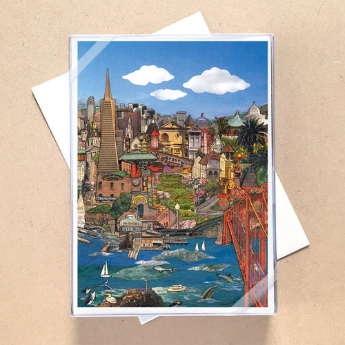 Cityscape Boxed Cards - San Francisco