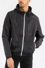 Hooded Lightweight Windbreaker Jacket