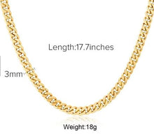 18K Gold Snake Chain Necklace