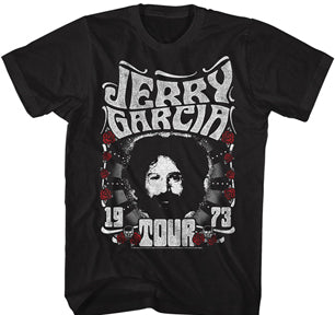 Jerry Garcia 1973 Tour band tee