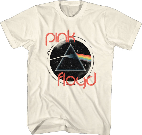 Pink Floyd Dark Side of The Moon Natural Band Tee