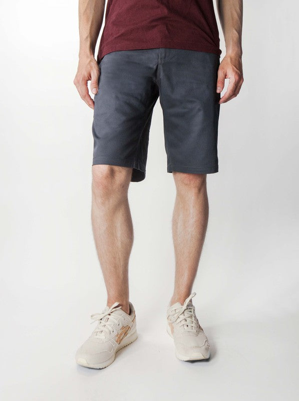 Men's Charcoal Chino Shorts
