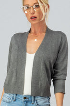 Classic Open Front Cardigan