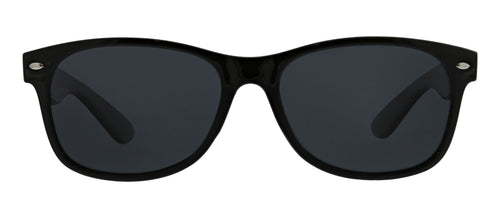 Bayfront Wayfarer Style Sunglasses in Black