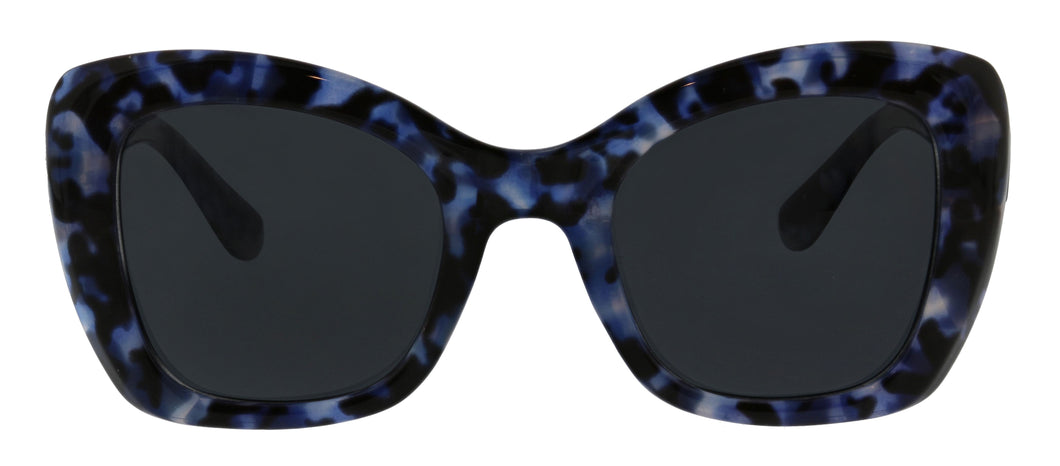 Mariposa Cat Eye Sunglasses in Navy Turtoise