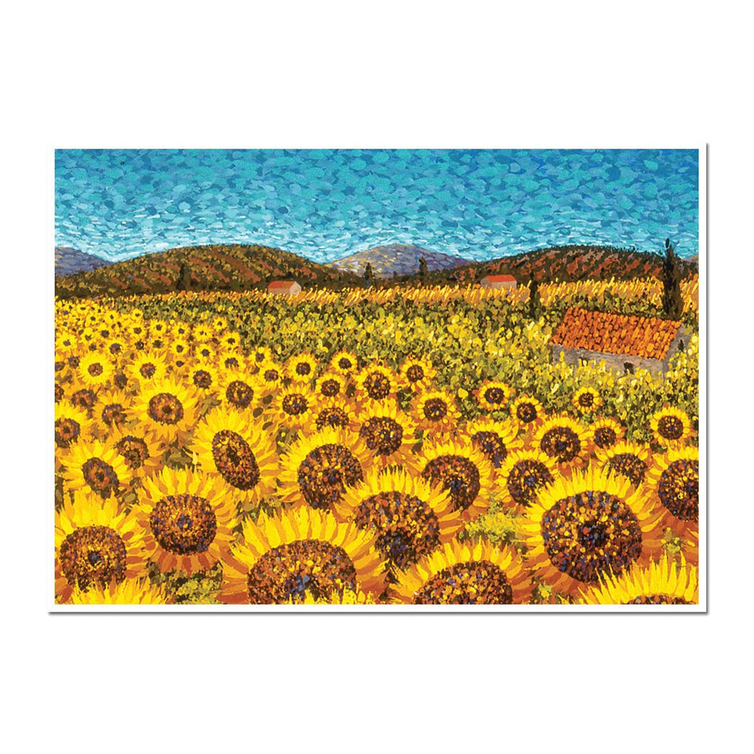 Sunflowers Umbria Birthday Card