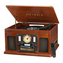 Victrola Navigator 8-in-1 Classic Bluetooth® Record Player with USB Encoding and 3-speed Turntable
