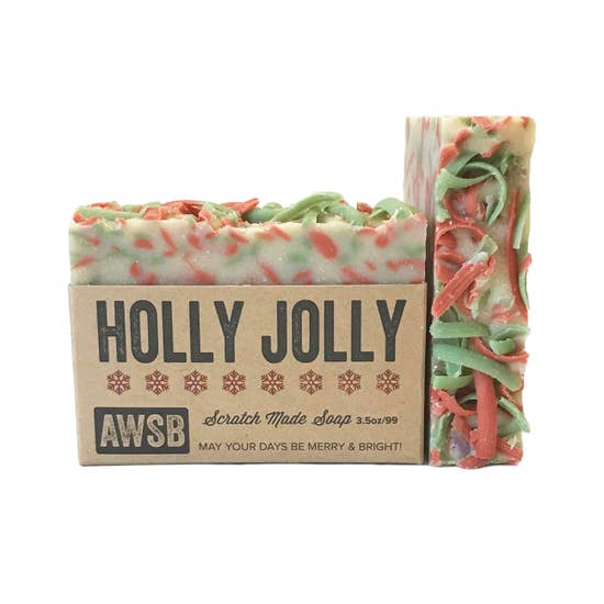 Holly Jolly Holiday Bar Soap