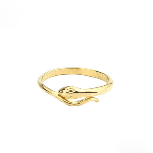 Gold Serena Snake Ring