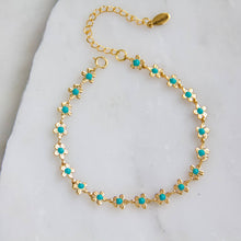 Turquoise Flower Bracelet